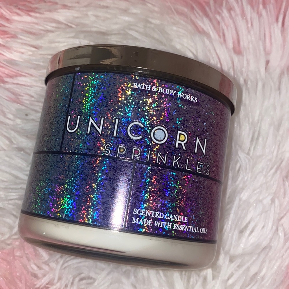 Bath and Body Works Unicorn Candle